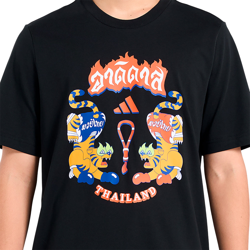ADIDAS Muay Thai Tigers Tee Men's Lifestyle T-Shirt - Supersports Thailand Supersports Thailand