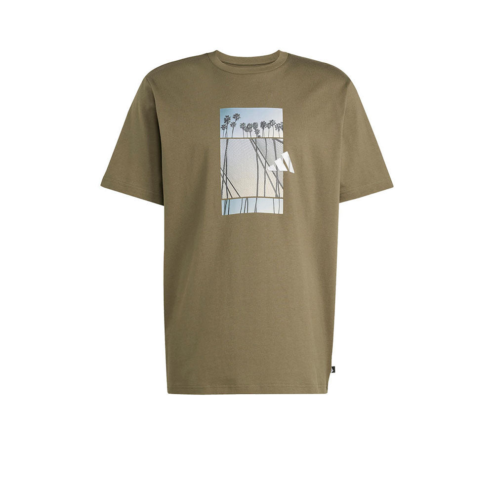 ADIDAS Lens Elevated Graphic เสื้อยืดผู้ชาย