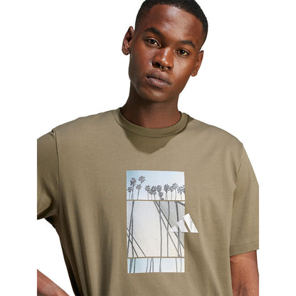 ADIDAS Lens Elevated Graphic เสื้อยืดผู้ชาย