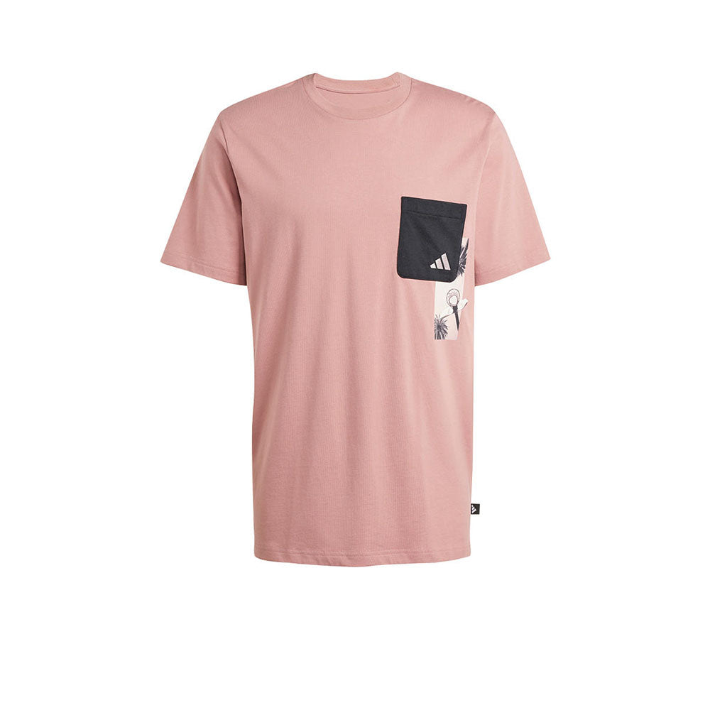 ADIDAS Lens Elevated Pocket Graphic เสื้อยืดผู้ชาย