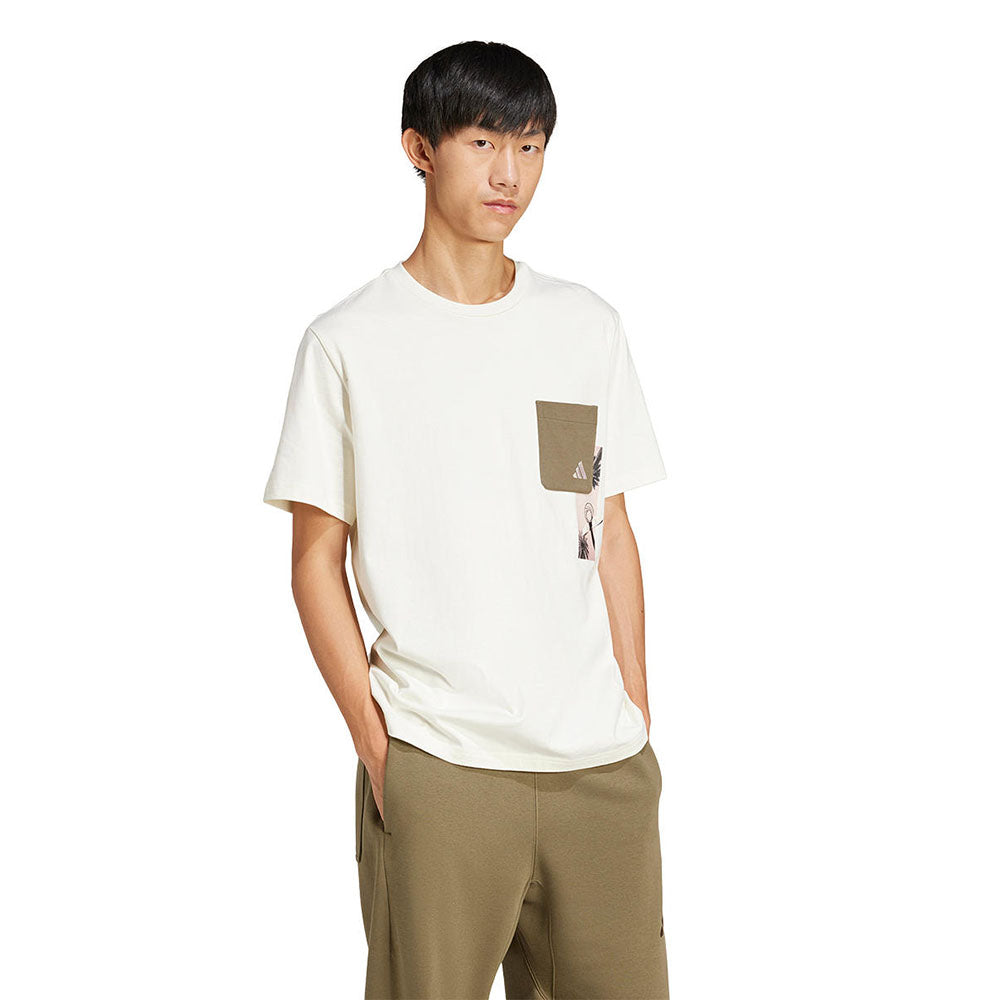 ADIDAS Lens Elevated Pocket Graphic Men's T-Shirt