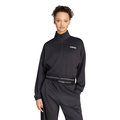 ADIDAS Hyperglam Cropped Track เสื้อแจ็คเก็ตวิ่งผู้หญิง