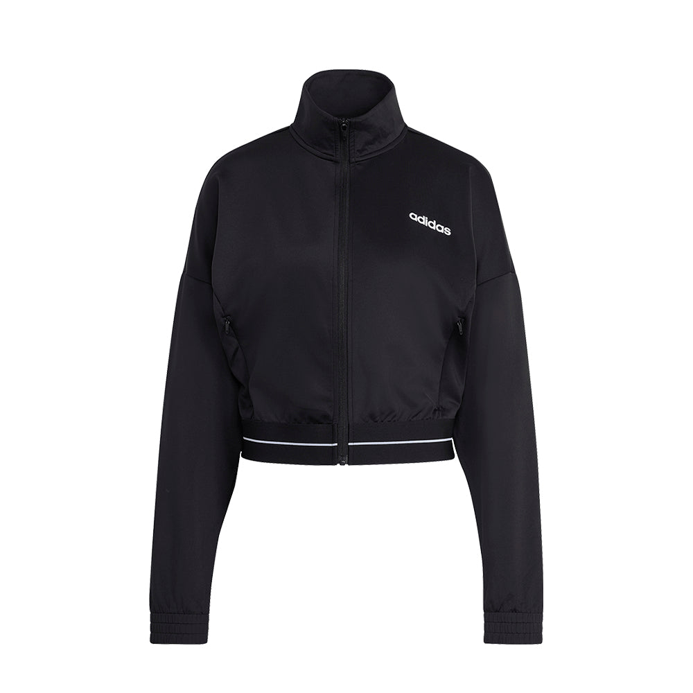 ADIDAS Hyperglam Cropped Track เสื้อแจ็คเก็ตวิ่งผู้หญิง Supersports Thailand