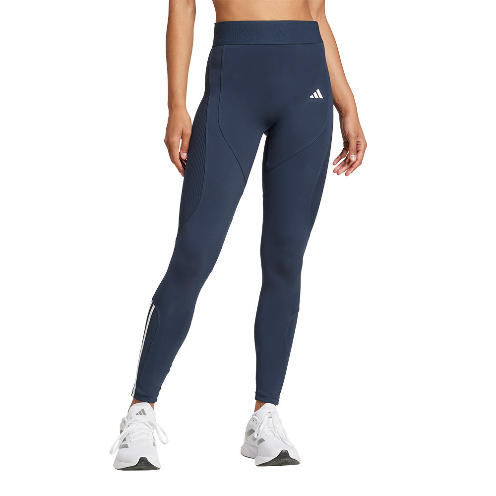 ADIDAS Hyperglam Full-Length Ribbed Women's Training Leggings