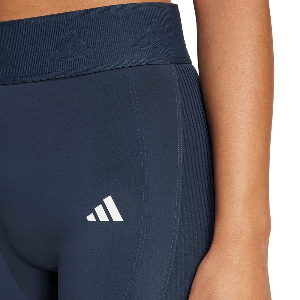 ADIDAS Hyperglam Full-Length Ribbed Women's Training Leggings