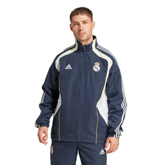 ADIDAS Real Madrid UBP Track เสื้อแจ็คเก็ตฟุตบอลผู้ชาย