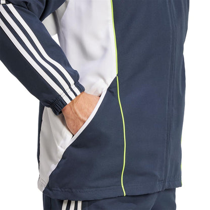 ADIDAS Real Madrid UBP Track เสื้อแจ็คเก็ตฟุตบอลผู้ชาย
