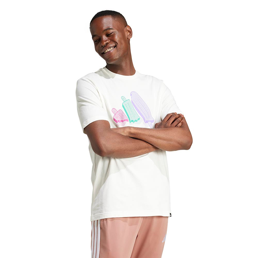 ADIDAS Lounge Ice Graphic Men's T-Shirt - Supersports Thailand Supersports Thailand