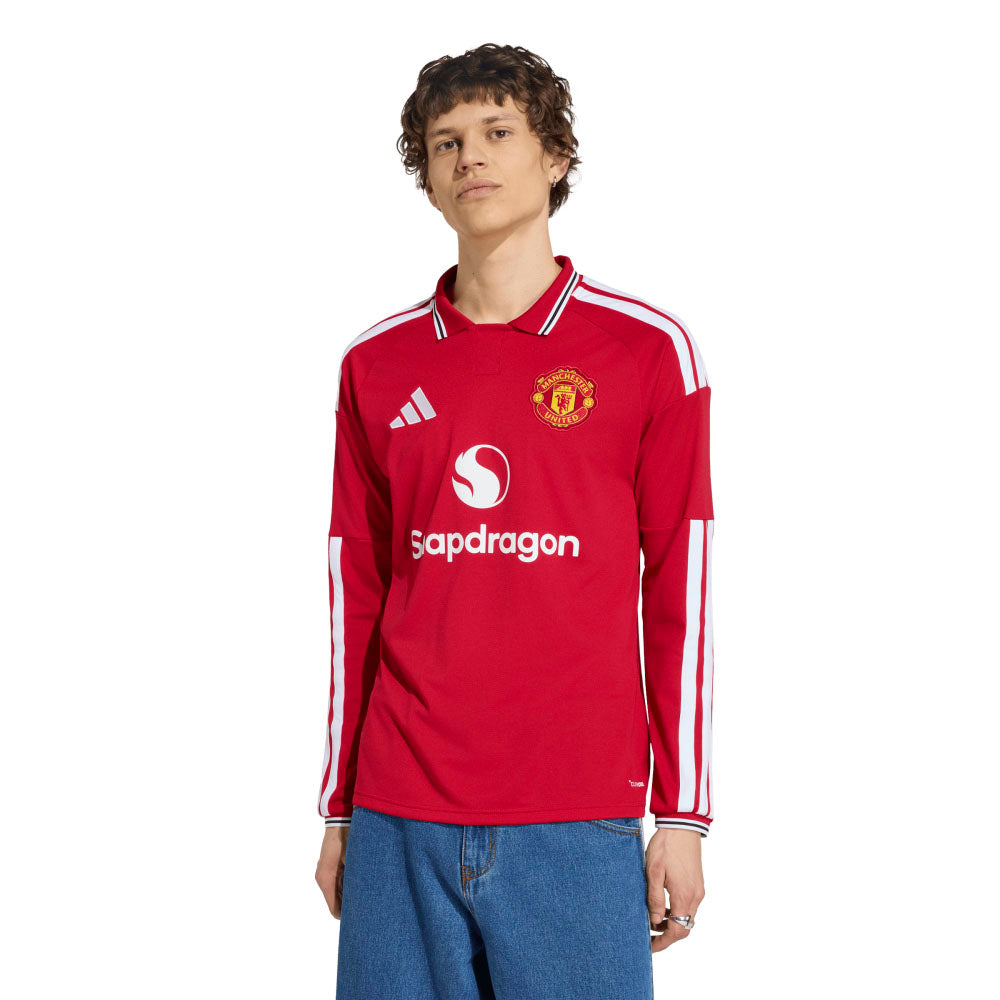 ADIDAS Men's Manchester United Home  2026/27 Long Sleeve Jersey - Supersports Thailand