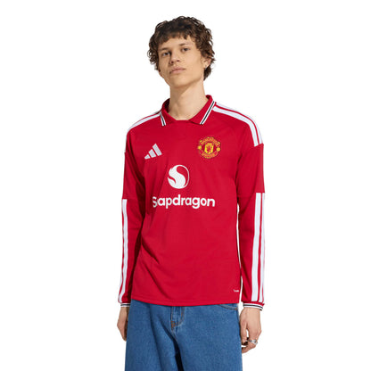 ADIDAS Men's Manchester United Home  2026/27 Long Sleeve Jersey - Supersports Thailand