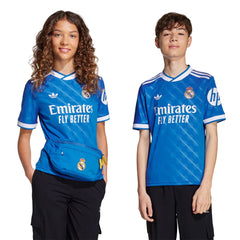 ADIDAS เสื้อแข่งเด็กทีมเรอัล มาดริด ชุดที่สาม ฤดูกาล 2025/26