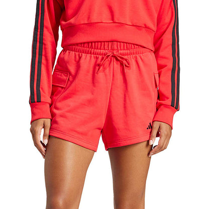 ADIDAS Essentials Small Logo French Terry Cargo Women's Lifestyle Shorts - Supersports Thailand