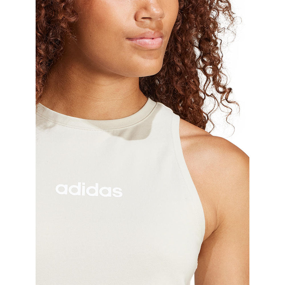 ADIDAS Essentials Linear Slim Cotton Women's Tank - Supersports Thailand