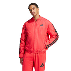 ADIDAS Essentials 3-Stripes Insulated Bomber Men's Jacket - Supersports Thailand