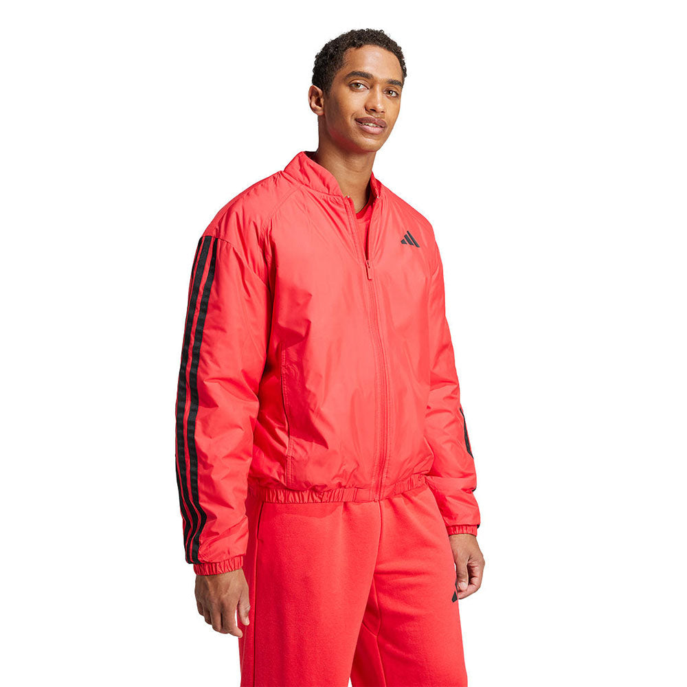 ADIDAS Essentials 3-Stripes Insulated Bomber Men's Jacket - Supersports Thailand Supersports Thailand