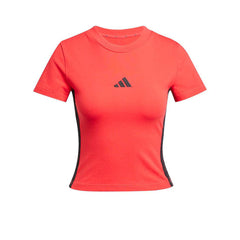 ADIDAS Essentials 3-Stripes Slim Baby เสื้อยืดผู้หญิง