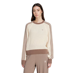 ADIDAS ORIGINALS Adicolor Knitted Crew เสื้อลำลองแขนยาวผู้หญิง