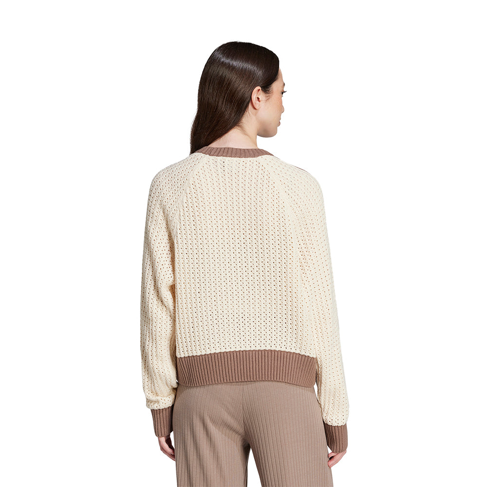 ADIDAS ORIGINALS Adicolor Knitted Crew เสื้อลำลองแขนยาวผู้หญิง