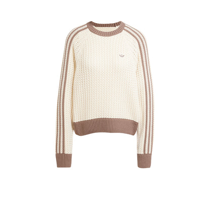 ADIDAS ORIGINALS Adicolor Knitted Crew เสื้อลำลองแขนยาวผู้หญิง
