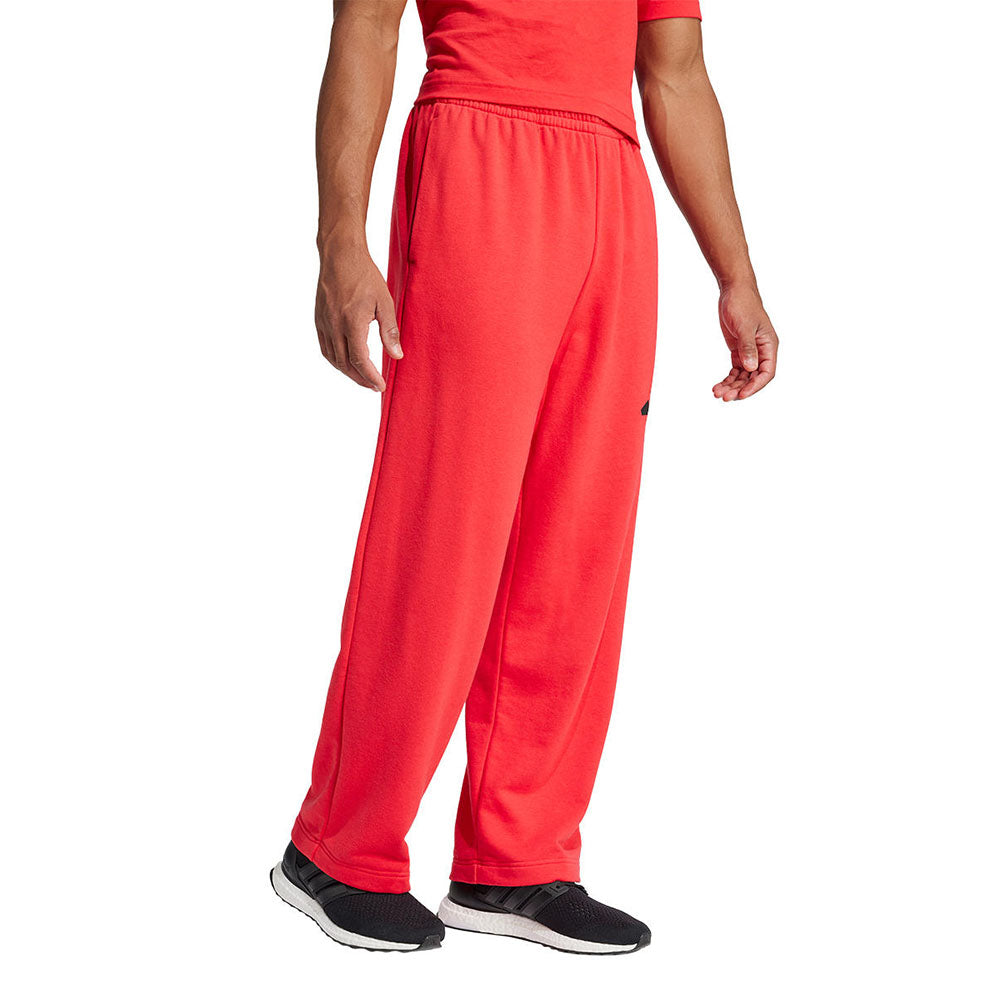 ADIDAS Essentials Wide Leg 3 Bar Logo Men's Lifestyle Pants - Supersports Thailand Supersports Thailand