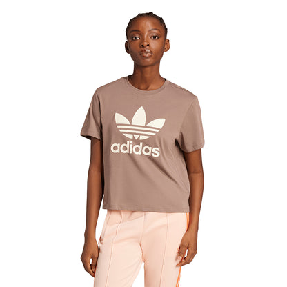 ADIDAS ORIGINALS Adicolor Trefoil Boxy เสื้อยืดผู้หญิง