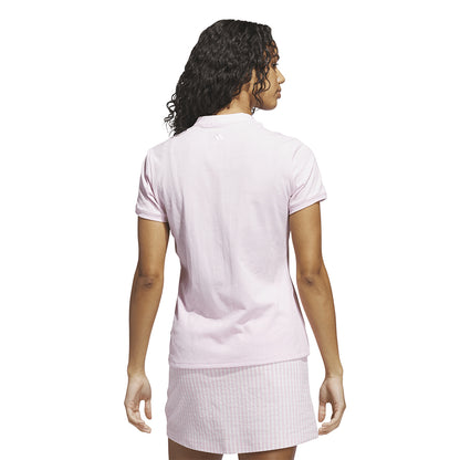 ADIDAS Go-To Jacquard Short Sleeve Women's Golf Polo Shirt