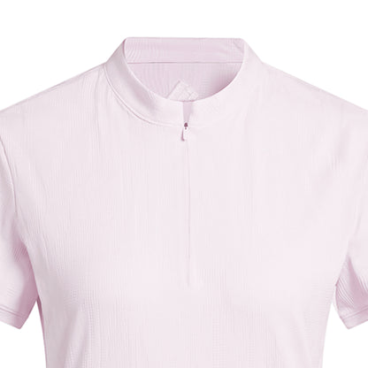 ADIDAS Go-To Jacquard Short Sleeve Women's Golf Polo Shirt