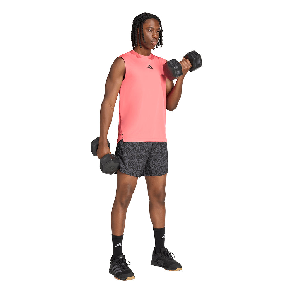 ADIDAS D4T PrimeLift 3 Stripes Men's Training Tank - Supersports Thailand