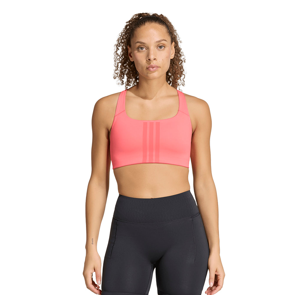 ADIDAS Optime Workout 3-Stripes Medium Support Women's Sports Bra - Supersports Thailand