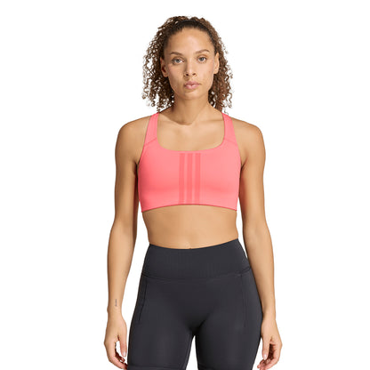 ADIDAS Optime Workout 3-Stripes Medium Support Women's Sports Bra - Supersports Thailand