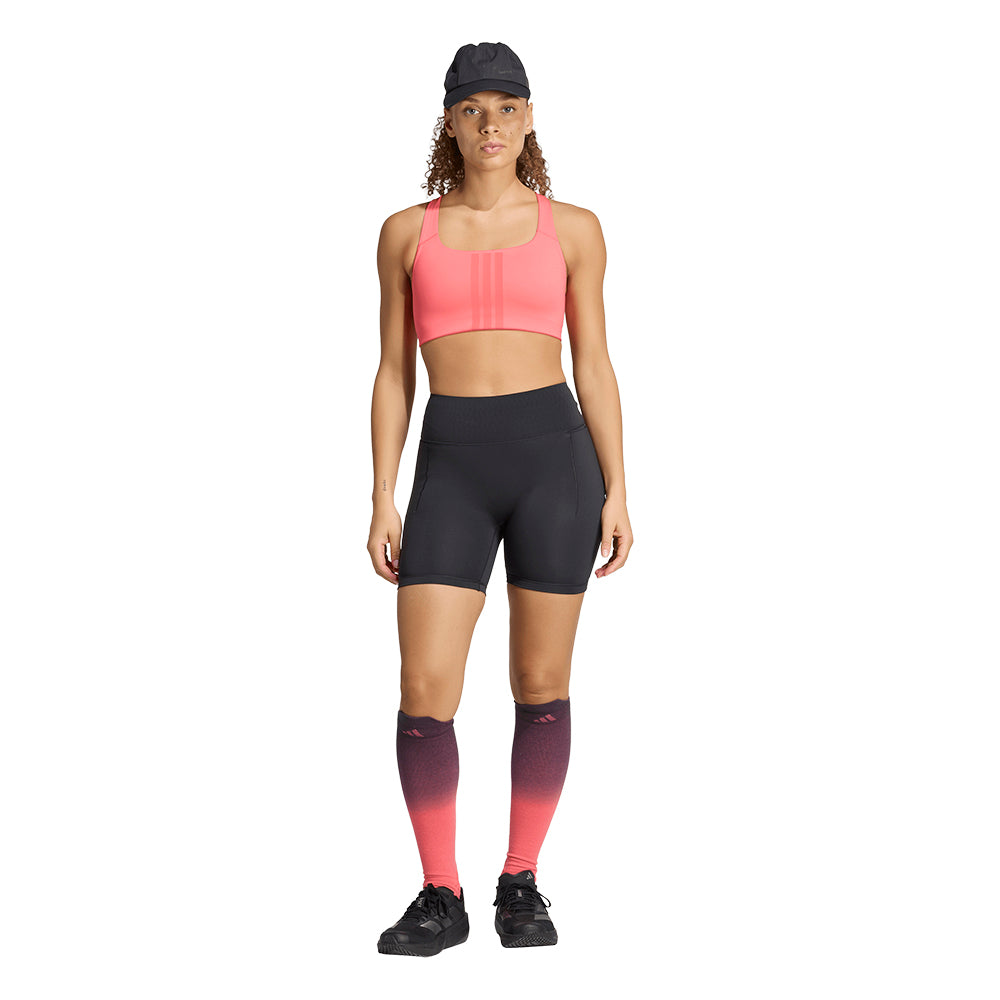 ADIDAS Optime Workout 3-Stripes Medium Support Women's Sports Bra - Supersports Thailand
