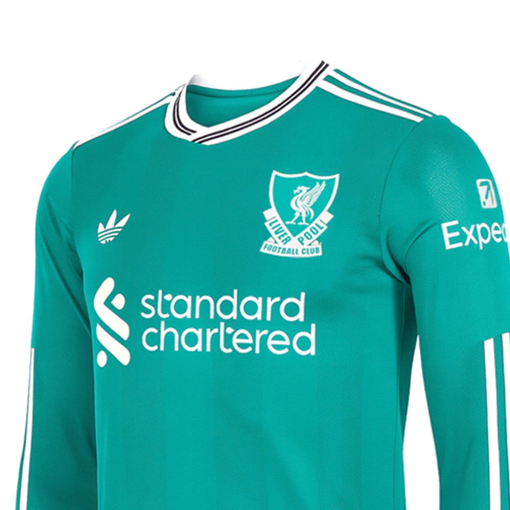 ADIDAS Men's Liverpool FC Third Authentic 2025/26 Long Sleeve Jersey