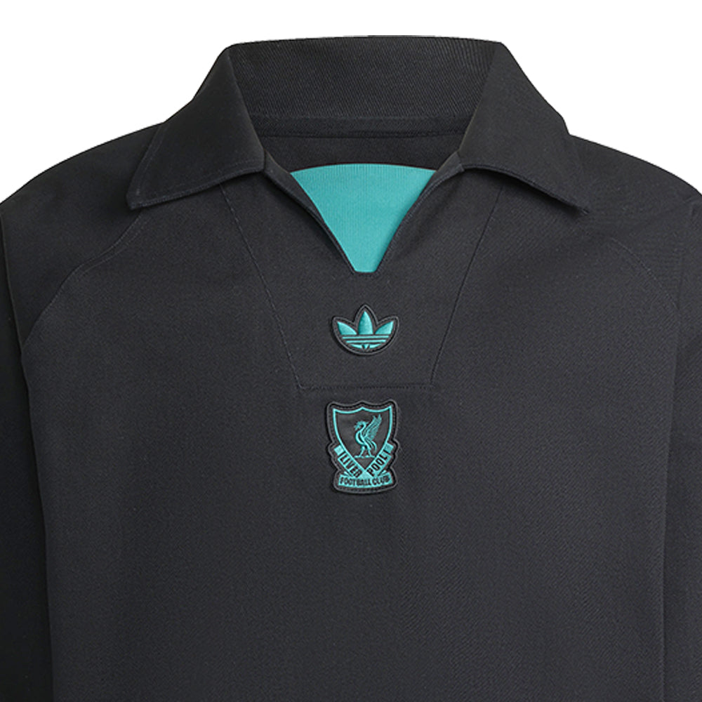 ADIDAS Liverpool FC Terrace Icons Drill เสื้อลำลองแขนยาวผู้ชาย