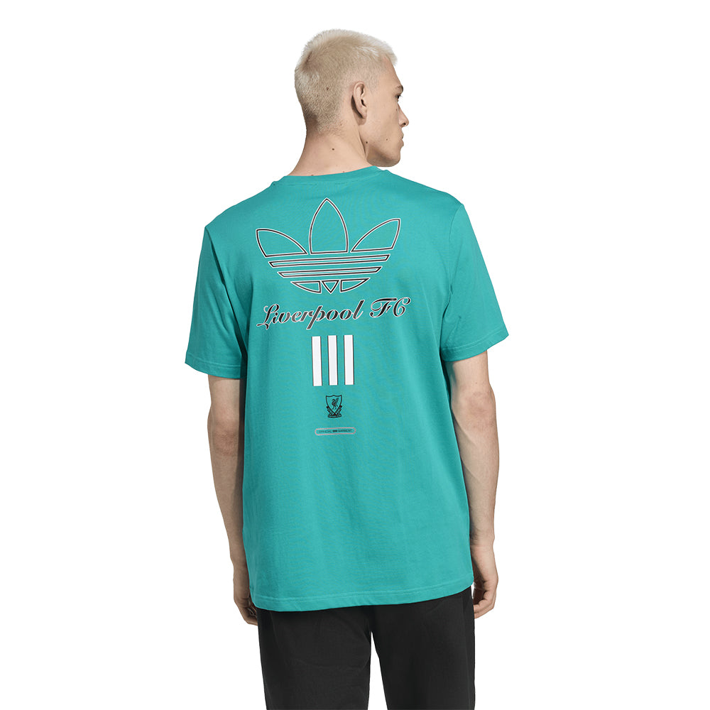 ADIDAS Liverpool FC Terrace Icons Graphic เสื้อยืดฟุตบอลผู้ชาย