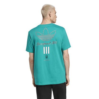 ADIDAS Liverpool FC Terrace Icons Graphic เสื้อยืดฟุตบอลผู้ชาย