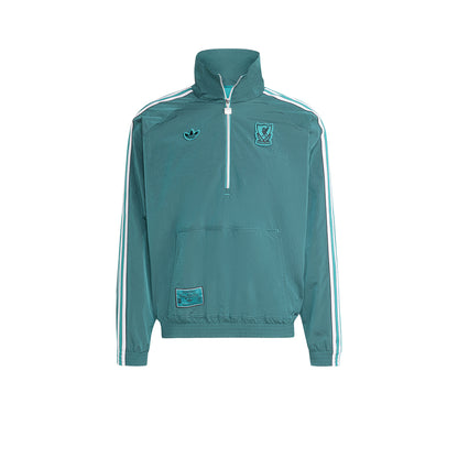ADIDAS Liverpool FC Terrace Icons Half-Zip เสื้อแจ็คเก็ตผู้ชาย