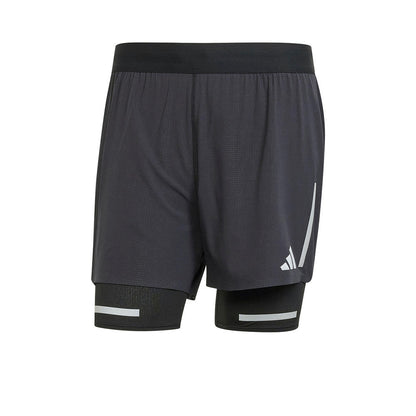 ADIDAS Ultimate Running Reflective 2-in-1 Men's Running Shorts