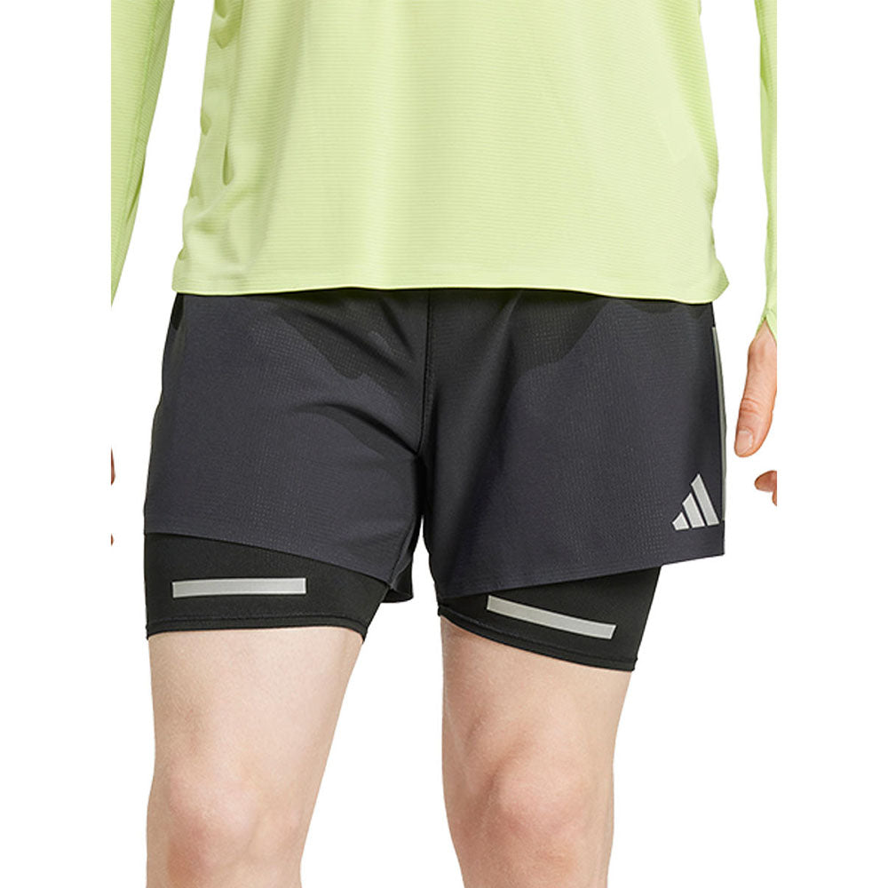 ADIDAS Ultimate Running Reflective 2-in-1 Men's Running Shorts