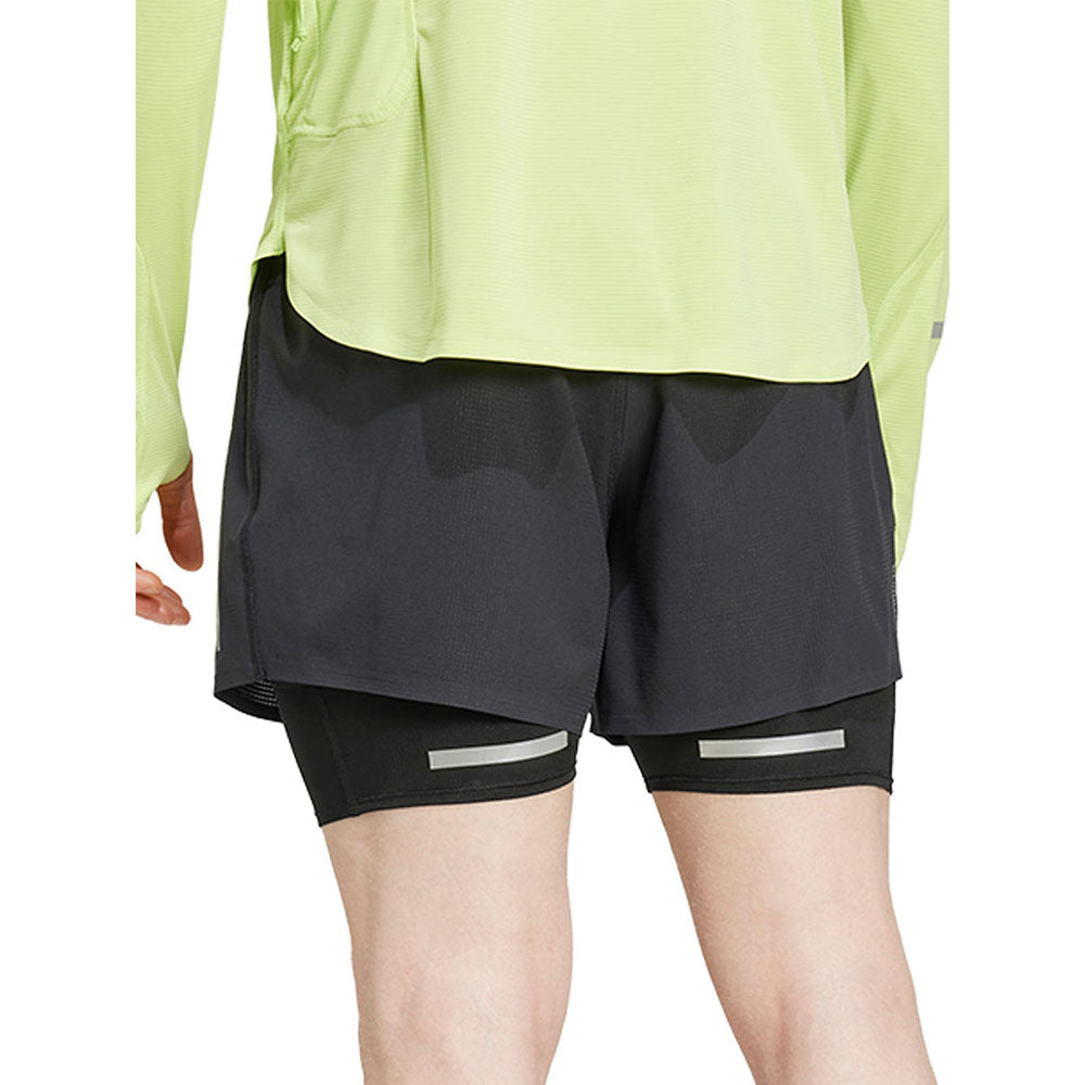 ADIDAS Ultimate Running Reflective 2-in-1 Men's Running Shorts