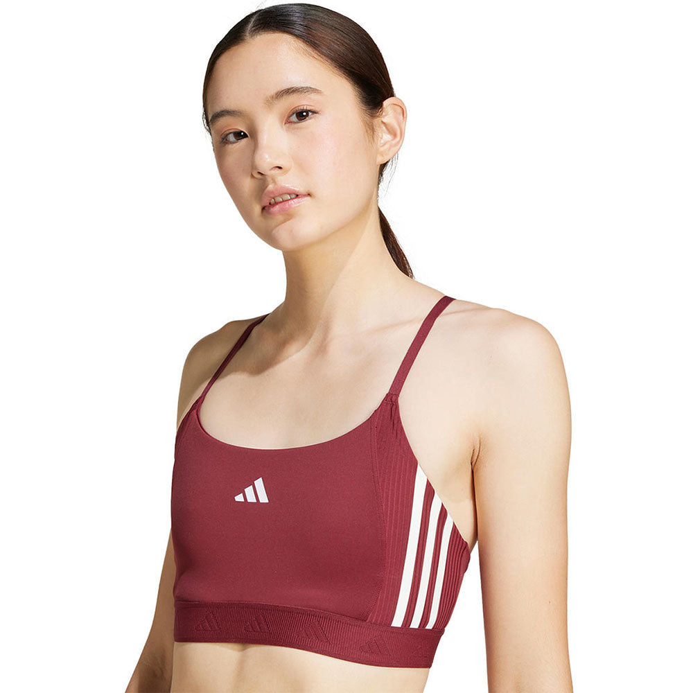 ADIDAS Hyperglam Rib Bralette Women's Sports Bra