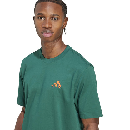 ADIDAS Doodle Hunt Hike Graphic เสื้อยืดผู้ชาย