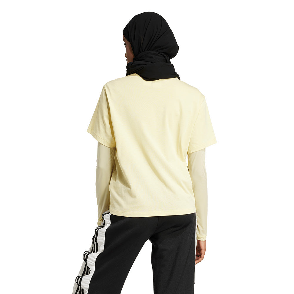 ADIDAS ORIGINALS Adicolor Trefoil Boxy เสื้อยืดผู้หญิง