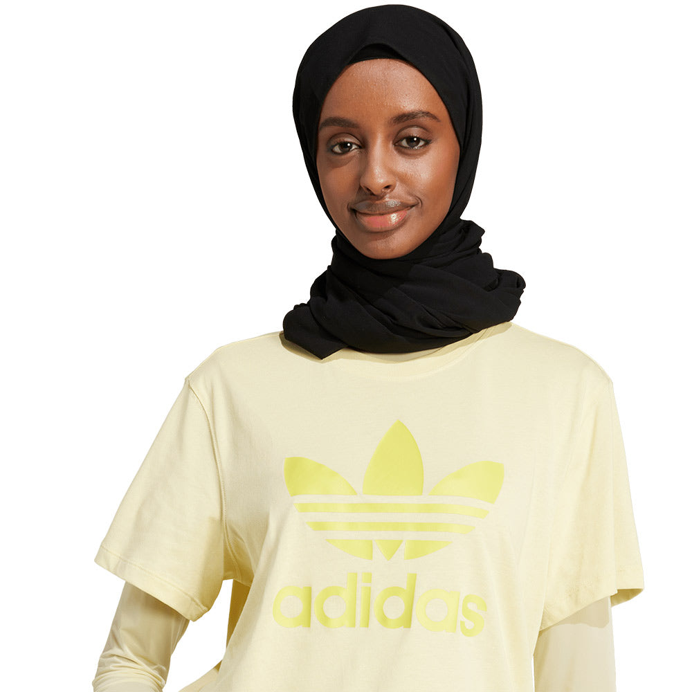 ADIDAS ORIGINALS Adicolor Trefoil Boxy เสื้อยืดผู้หญิง