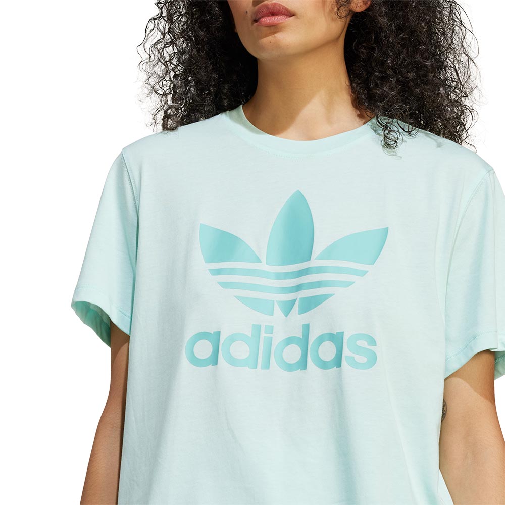 ADIDAS ORIGINALS Adicolor Trefoil Boxy เสื้อยืดผู้หญิง