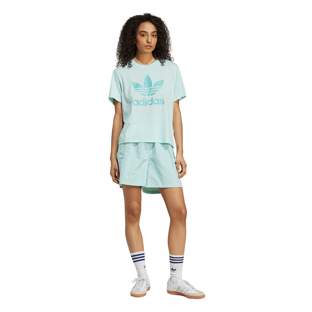 ADIDAS ORIGINALS Adicolor Trefoil Boxy เสื้อยืดผู้หญิง
