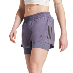 ADIDAS Own the Run Climacool 2-in-1  Women's Running Shorts