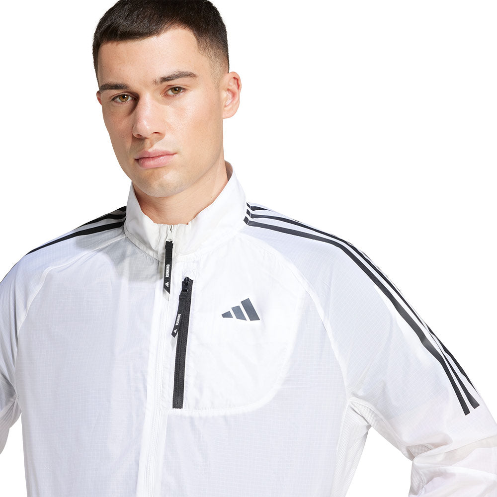 ADIDAS Own The Run 3-Stripes Packable Men's Running Jacket