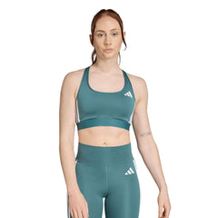 ADIDAS Powerreact Train Medium-Support 3-Stripes Women's Sports Bra - Supersports Thailand