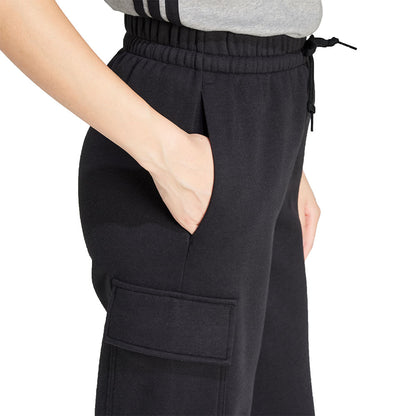 ADIDAS Essentials Linear Fleece Cargo Joggers กางเกงลำลองขายาวผู้หญิง