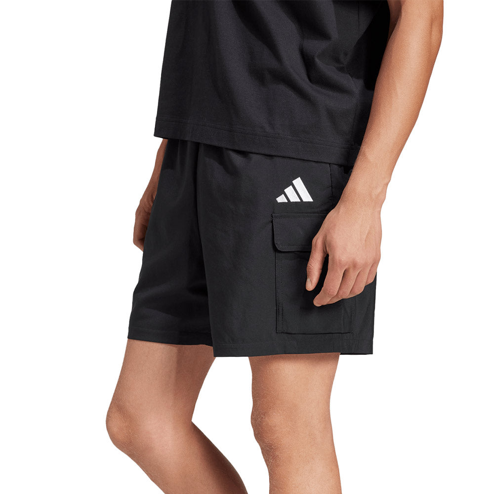 ADIDAS Essentials Small Logo Cargo Chelsea Men's Lifestyle Shorts - Supersports Thailand